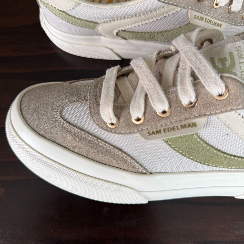 Sam Edelman Layla Sneakers Simone Lace Up Women Shoe Size 7.5 - Picture 4 of 11